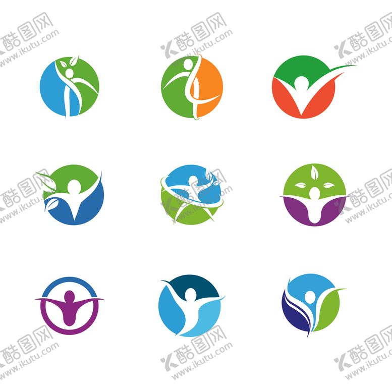 编号：22823210190255366251【酷图网】源文件下载-抽象人物图标