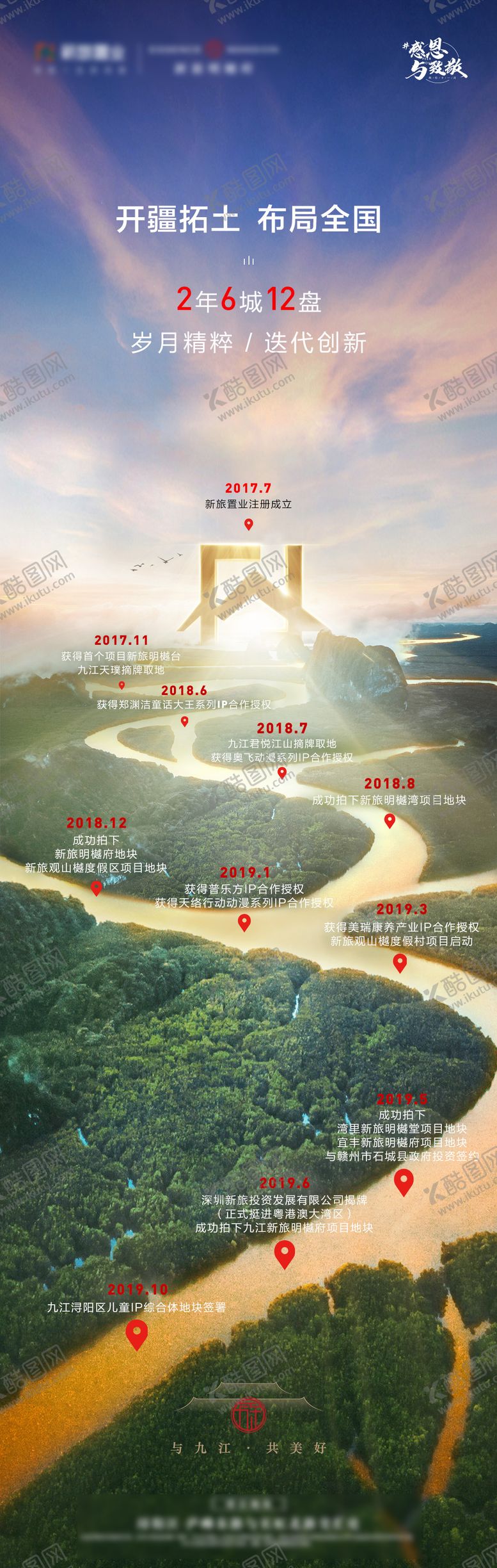 编号：96014208111648419614【酷图网】源文件下载-年份大纪事长图海报