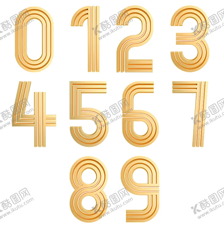 编号：81546412300712445715【酷图网】源文件下载-C4D渲染金属数字透明