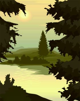 矢量风景插画