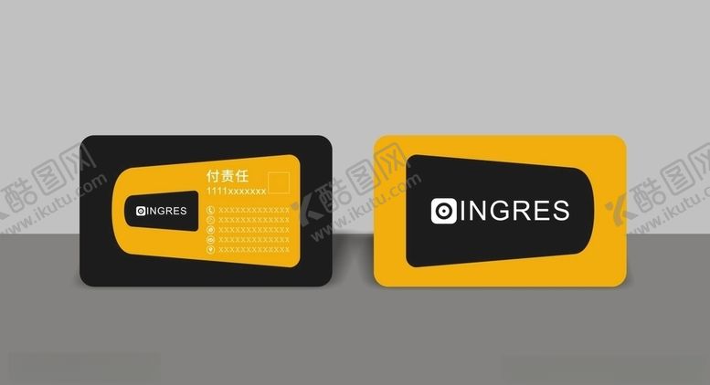 编号：24543907012254386846【酷图网】源文件下载-黄色简约名片