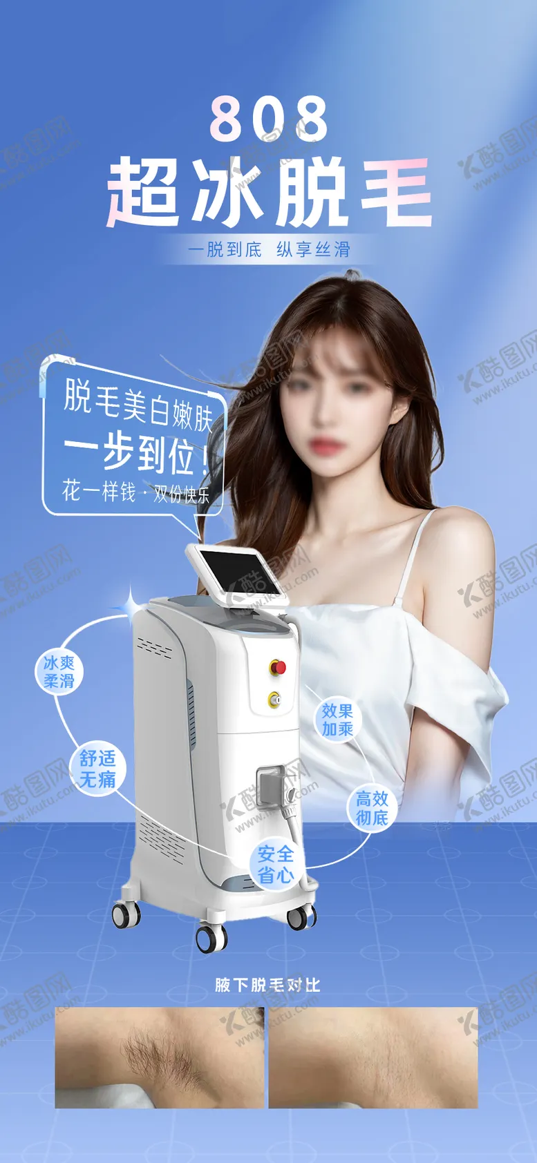 编号：39158304201718315251【酷图网】源文件下载-医美仪器海报