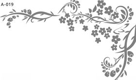 对角花矢量图装修素材