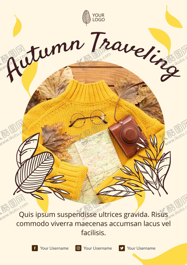 编号：97612610060000038148【酷图网】源文件下载-秋季海报