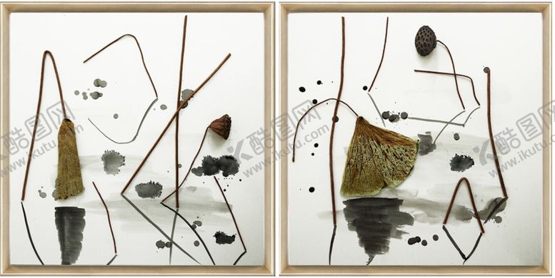 编号：38214309302304492811【酷图网】源文件下载-新中式禅意装饰画