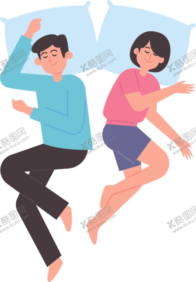 编号：10371409211304262909【酷图网】源文件下载-睡觉姿势