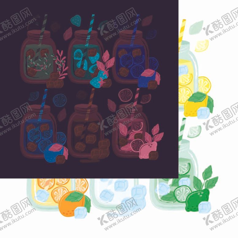 编号：95142112060826426366【酷图网】源文件下载-手绘饮品