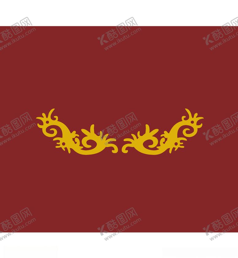中式花边图案传统纹复古框