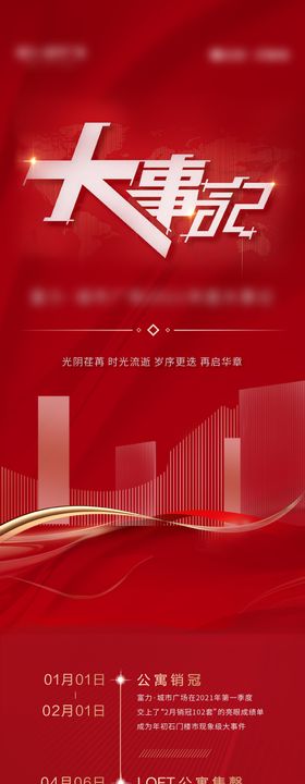 地产年终区域誓师大会长图