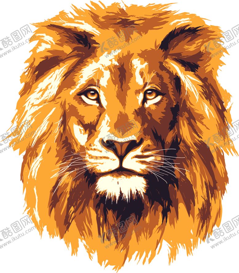 编号：64751004301639415318【酷图网】源文件下载-狮子Lion涂鸦动物