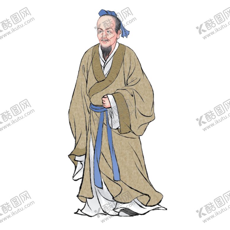 编号：89179006272155448114【酷图网】源文件下载-国学人物插画