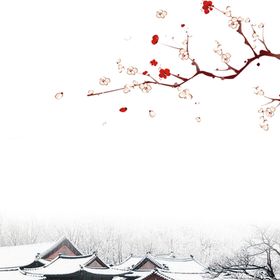 中国风水墨梅
