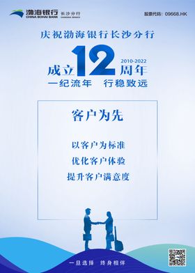 渤海银行12周年