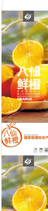 脐橙卡纸设计
