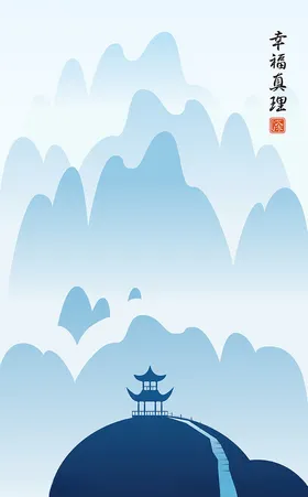 茶文化设计水墨画中国中国风背景