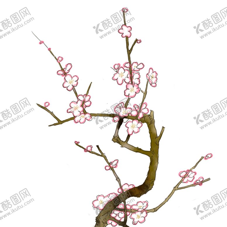 编号：27245807011645351033【酷图网】源文件下载-梅花树枝元素