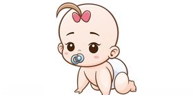 可爱卡通彩绘婴儿宝宝
