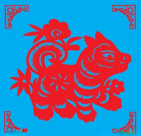 狗剪纸