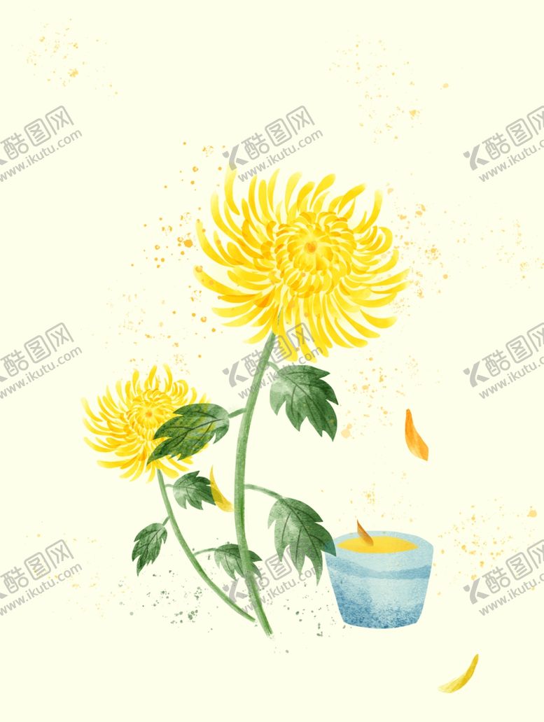编号：43281607050106104418【酷图网】源文件下载-菊花包装