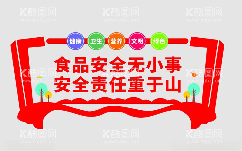 编号：55433312020834239696【酷图网】源文件下载-食品安全食堂文化节约粮食