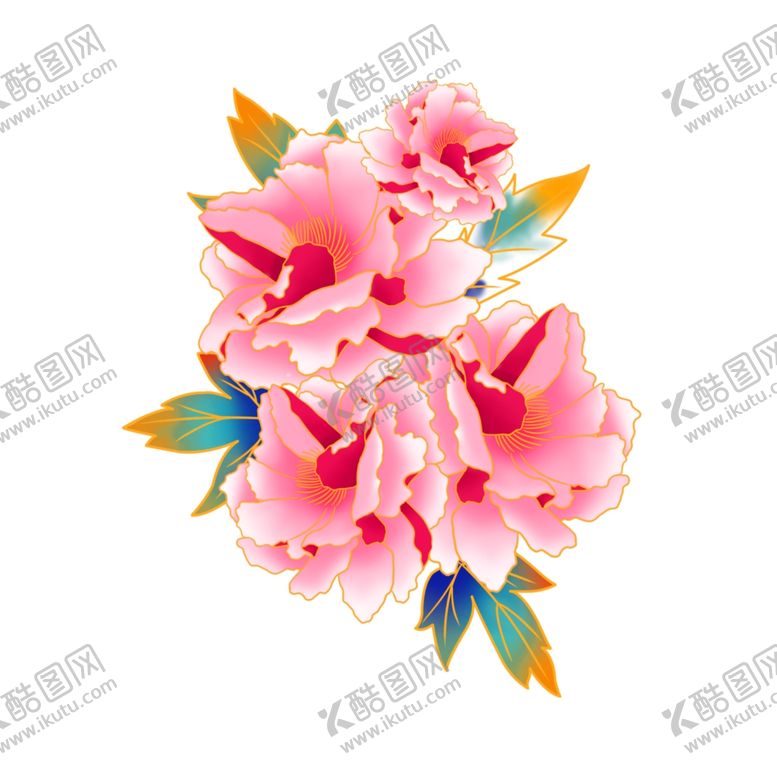 编号：55506003141412112455【酷图网】源文件下载-芙蓉花装饰元素