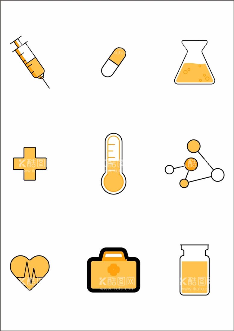 编号：15274610181828559769【酷图网】源文件下载-医院小图标素材