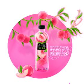 美汁源汁汁桃桃地贴
