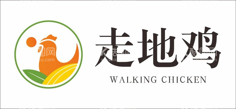 编号：95766811142003529587【酷图网】源文件下载-走地鸡 LOGO 农家鸡