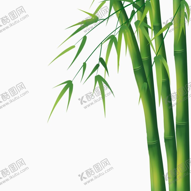 编号：30963602182217474097【酷图网】源文件下载-中国风竹子手绘