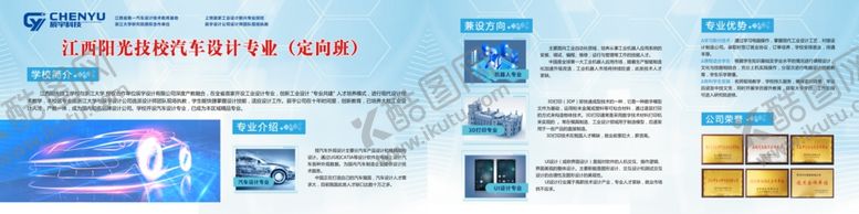 编号：88213310161129177401【酷图网】源文件下载-汽车学校展板