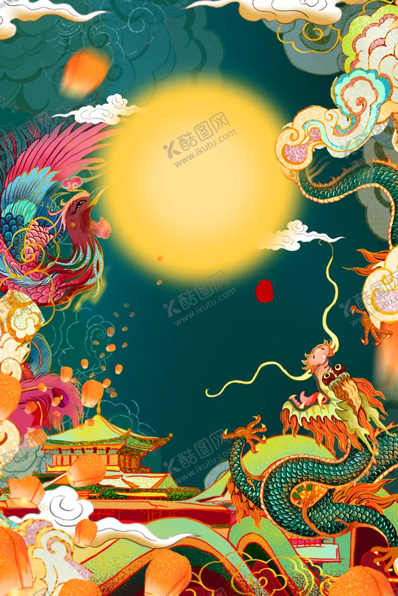 编号：29715609130513114713【酷图网】源文件下载- 国潮风背景
