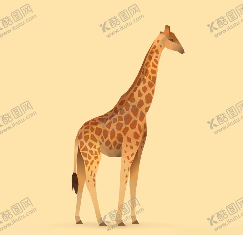 编号：26662405100412403984【酷图网】源文件下载-长颈鹿