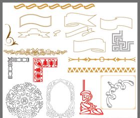 花纹花边边框角花