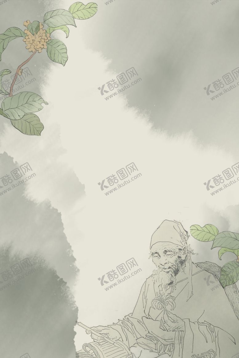 编号：26978006242359448405【酷图网】源文件下载-水墨素材毛笔画素材墨迹素材