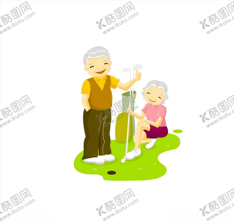 编号：61444904261026001230【酷图网】源文件下载-老人活动素材