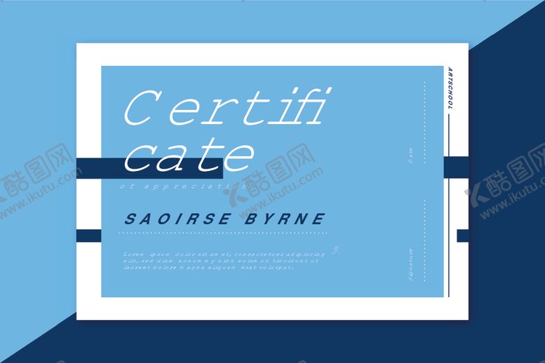 编号：84514910081613277628【酷图网】源文件下载-英文荣誉证书