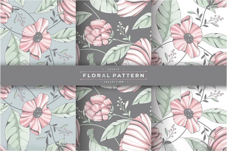 编号：70220504010718084104【酷图网】源文件下载-花卉图案包装纸设计