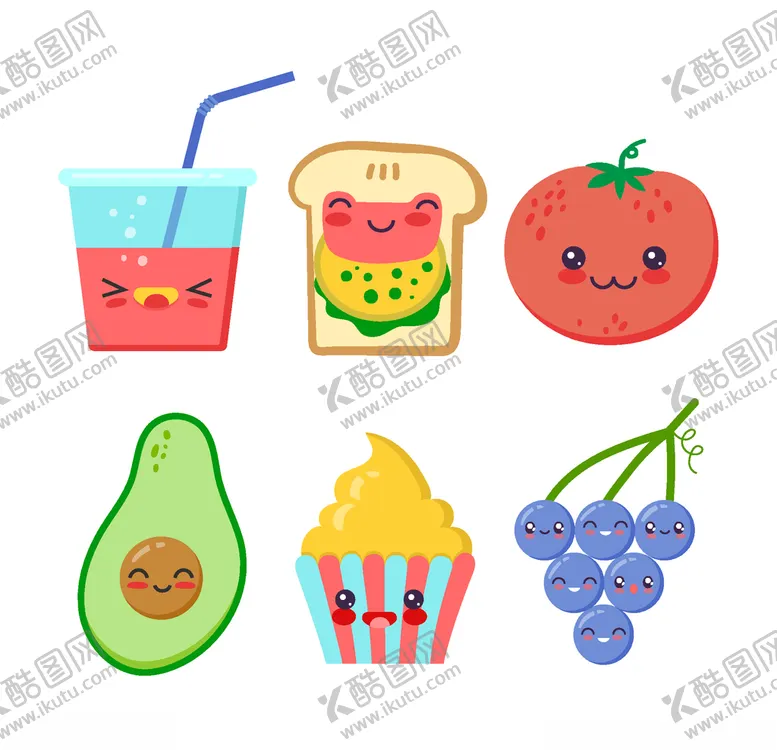编号：81251107030959315437【酷图网】源文件下载-可爱食物