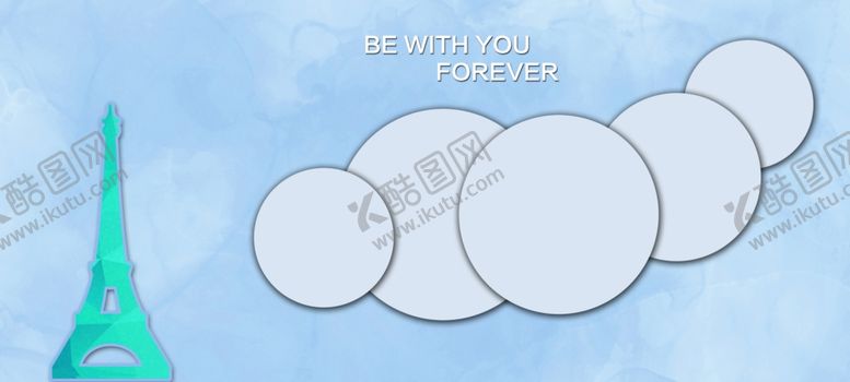 编号：19170511251413247017【酷图网】源文件下载-埃菲尔铁塔浅蓝色婚礼