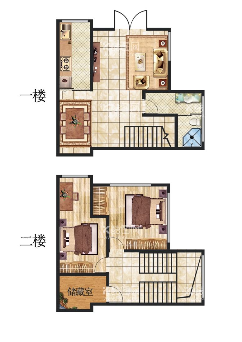 编号：54680811280944546051【酷图网】源文件下载-户型图