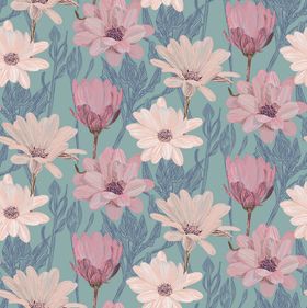 清新花卉图案背景设计