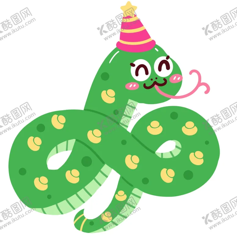 编号：12355801171424551812【酷图网】源文件下载-蛇年卡通吉祥物