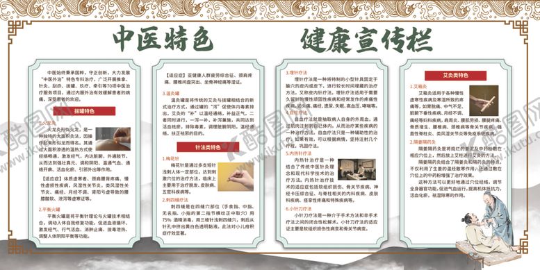 编号：27759504040625004848【酷图网】源文件下载-中医健康宣传栏