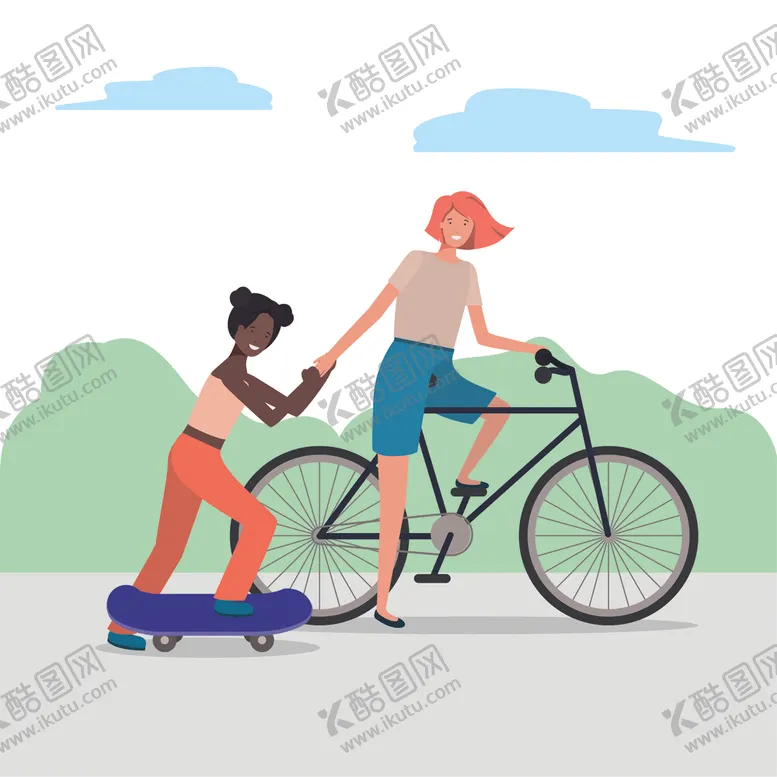 编号：50588707130023397440【酷图网】源文件下载-家庭成员生活插画
