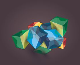 3D立体梦幻背景