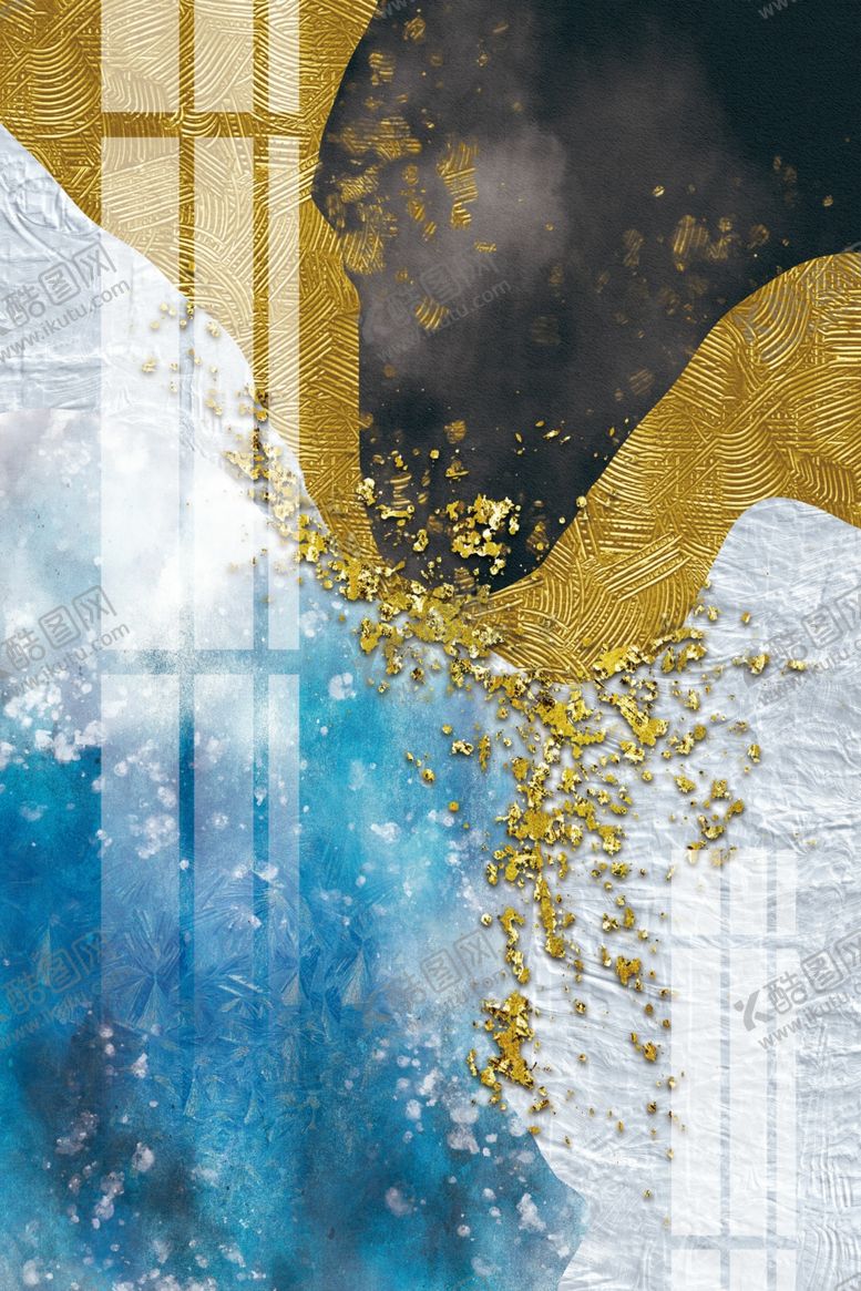 编号：22445910060424487481【酷图网】源文件下载-北欧风简约抽象艺术装饰画