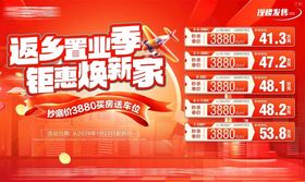 返乡置业季钜惠海报