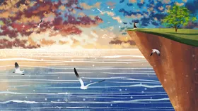 小清新简约创意海报图片韵味舒适淡雅大