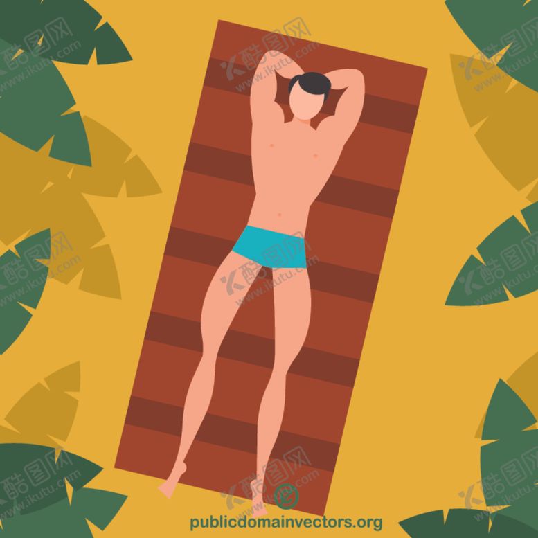 编号：12053609190833499761【酷图网】源文件下载-卡通休闲时光