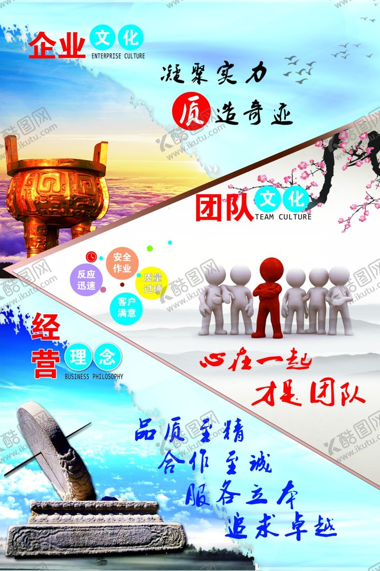 编号：46929405032018495278【酷图网】源文件下载-企业文化图板